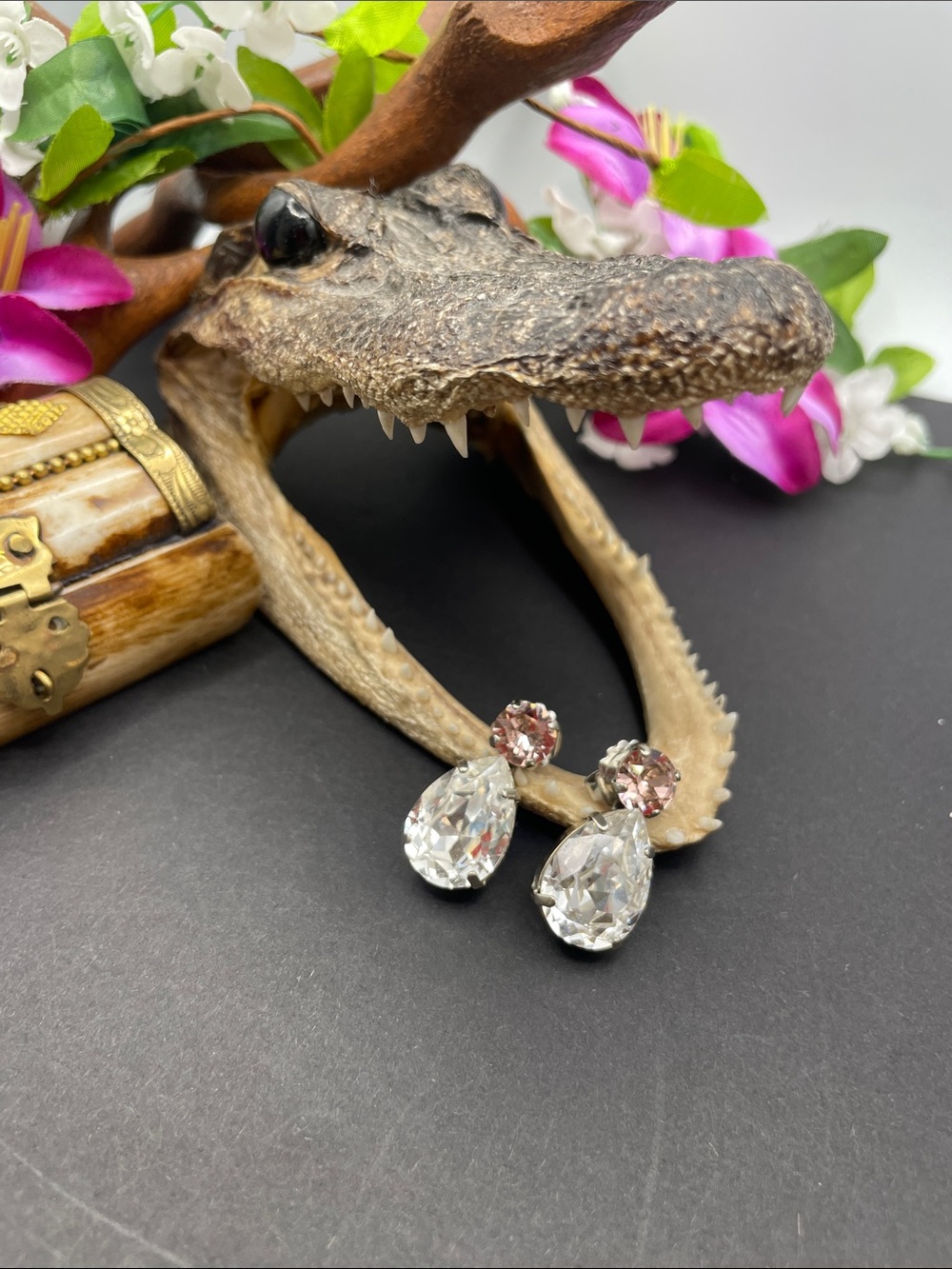 Sorrelli crystal pierced earrings